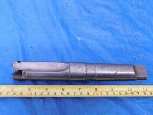 ABOUT 1 1/8 - 1 1/4 ? O.D. INDEXABLE SPADE DRILL MORSE TAPER #4 SHANK 8 1/2 OAL