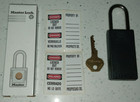 Master Lock 411BLK BLACK ZENEX SAFETY LOTO PADLOCK  LOCK OUT, TAG OUT — photo 1
