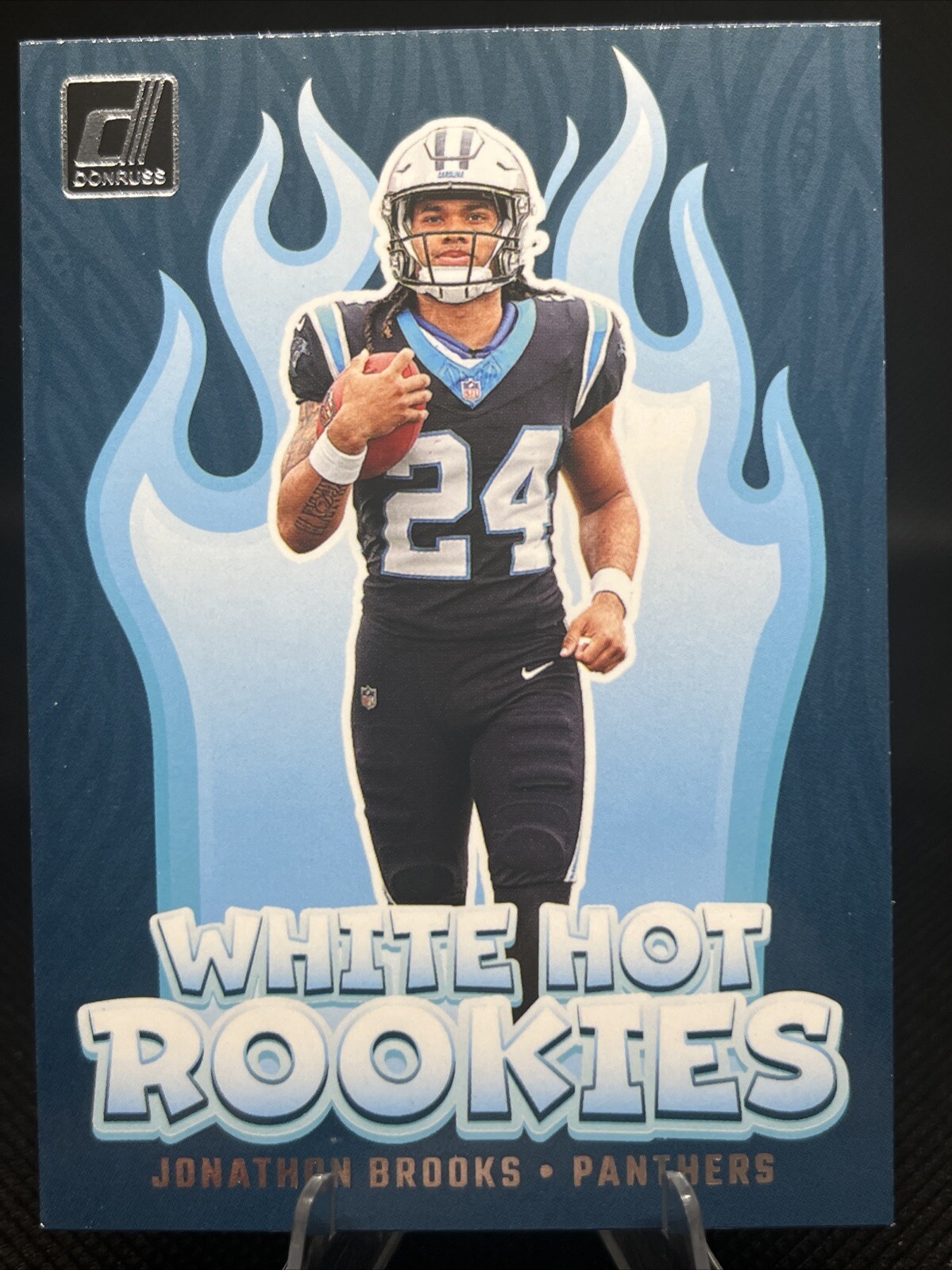 2024 Donruss - Jonathon Brooks - Carolina Panthers - White Hot Rookies - #WH6