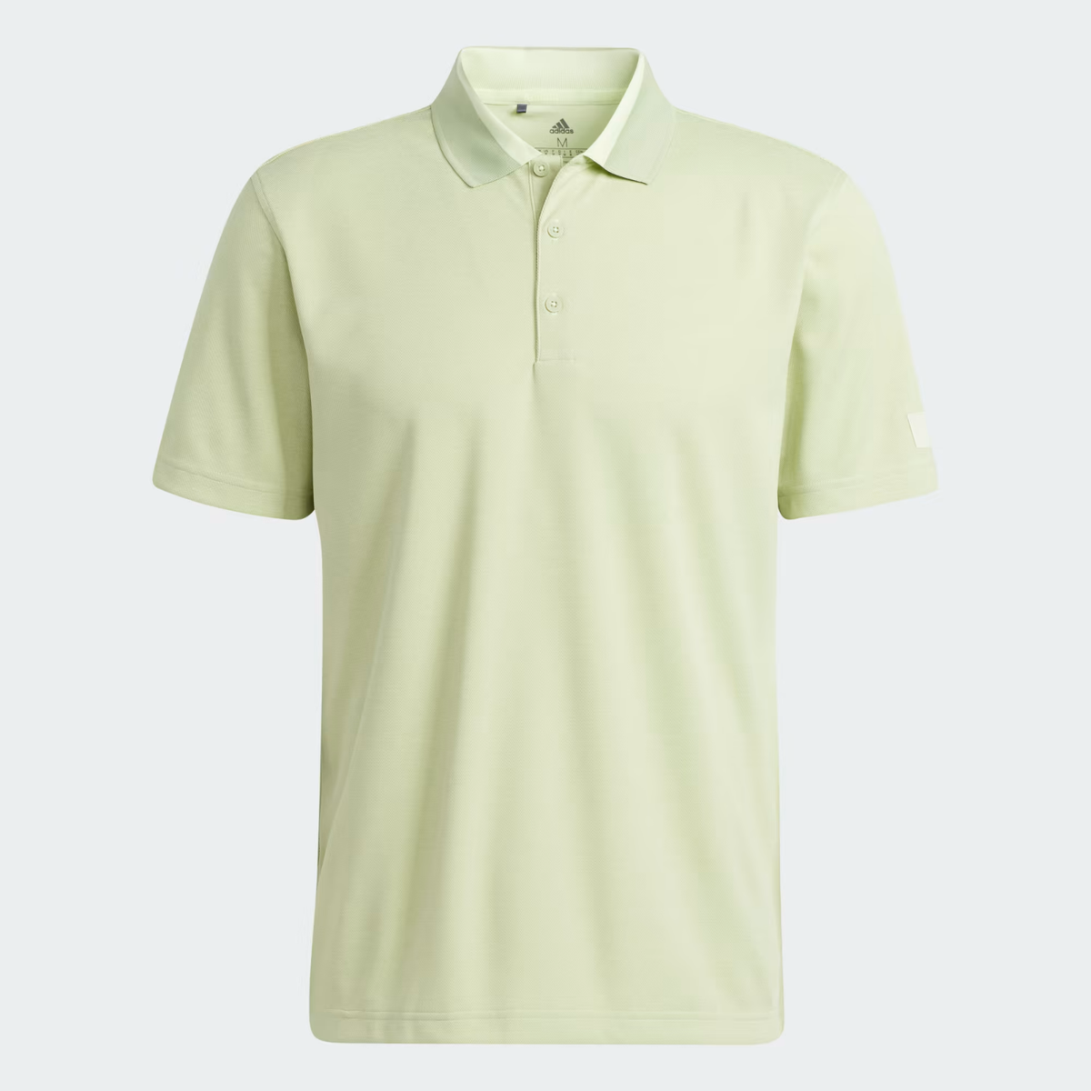 adidas Mens Golf Go To No Show Polo Shirt, Light Green, NEW UK