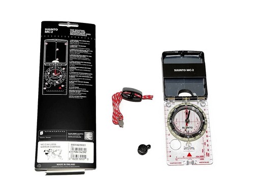 Suunto MC-2 NH Mirror Compass SS004231001 per escursionisti professionisti e seri NUOVO - Foto 2 di 5