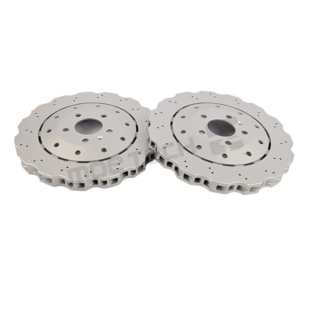 2x 420615601J 355MM*32MM Rear Brake Disc Rotors Fits Lamborghini Huracan R8 Rs5