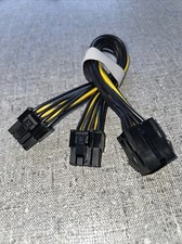 PCI-E 8-pin Female to 2x 6 2-pin Male 6-pin/8-pin Power Splitter Cable PCIE