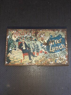 antike Zigaretten Blechdose  MURATTI'S AFTER LUNCH 20 Cig. Manchester London rar