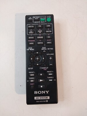 OEM  Sony RM-ADU138 AV System Remote Control DAV-TZ140 HBD-TZ140 SS-WS121