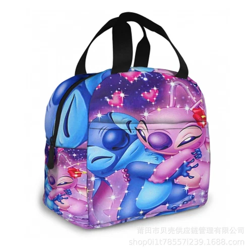 Lilo Stitch Cartoon Galaxy Lunch Bag Insulated Student Snack Picnic Xmas Gift AU - Picture 41 of 55