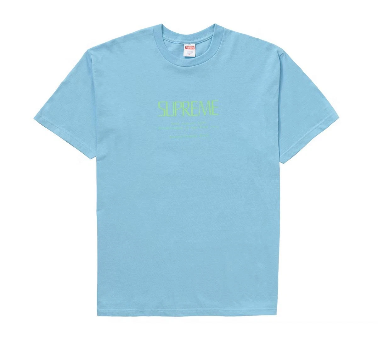 Tee Supreme Anno Domini   Bleu clair   Moyen   NEUF   T Shirt SS20