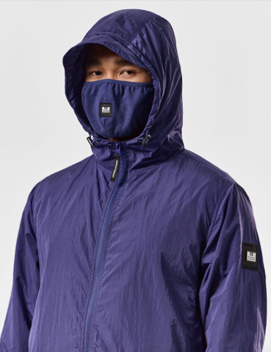 WEEKEND OFFENDER コート Weekend Offender Technician Jacket Bright Navy Nylon parachute DWR