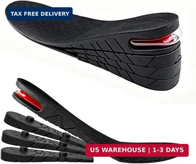 Height Increase Insoles with Air Cushion: 4 - Layer Adjustable Height Boosters f