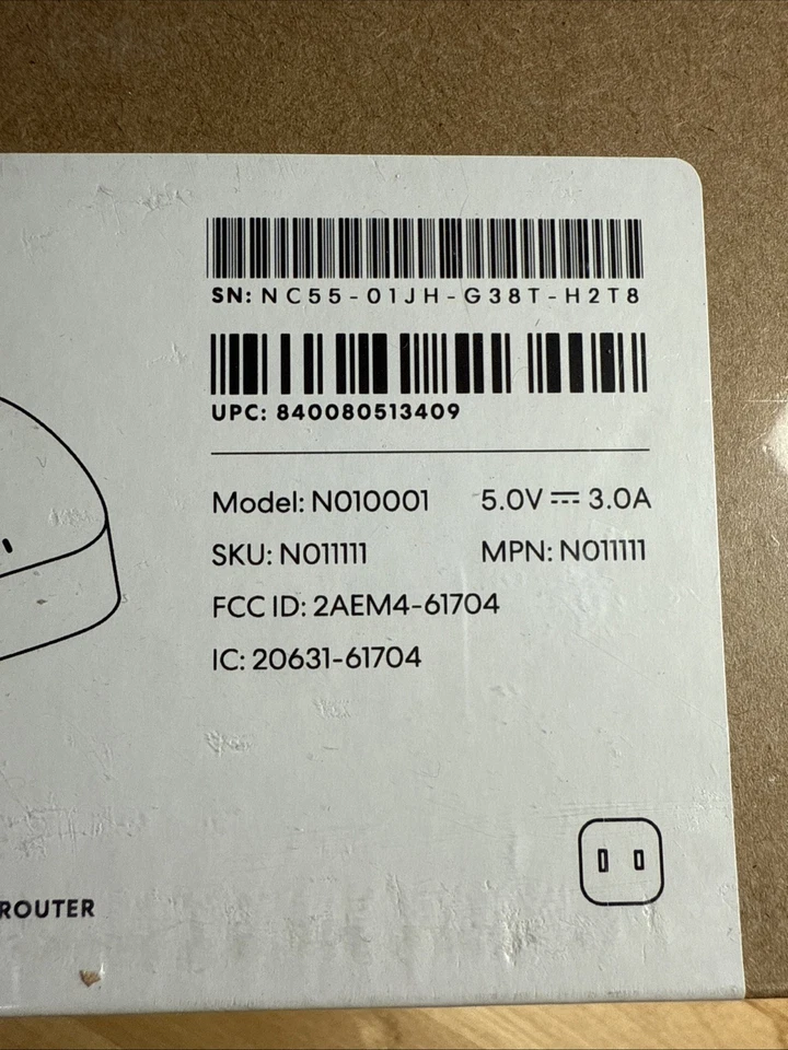 eero 6 Dual-band Mesh WiFi 6 Router NEW IN BOX  N010001 - Image 2 of 2