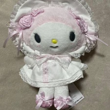 Sanrio Plush Toy My Melody White Frill Design New Unused