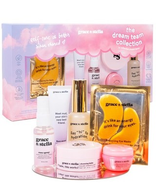 grace & stella Award Winning Skin Care Set - Birthday Gifts for Women, Travel...