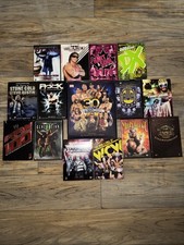 WWE Wrestling DVD / Sets Lot Of 14 Plus 30 Years Of Wrestlemania Book WCW Hart