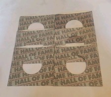 45 RPM 7" RECORD SLEEVES CO. SLEEVE 6 PACK SEE PHOTOS Hall Of Fame SLV369