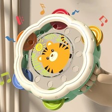 Montessori Learning Baby Musical Drum Toy for Toddler 1-3 Early Development Gift