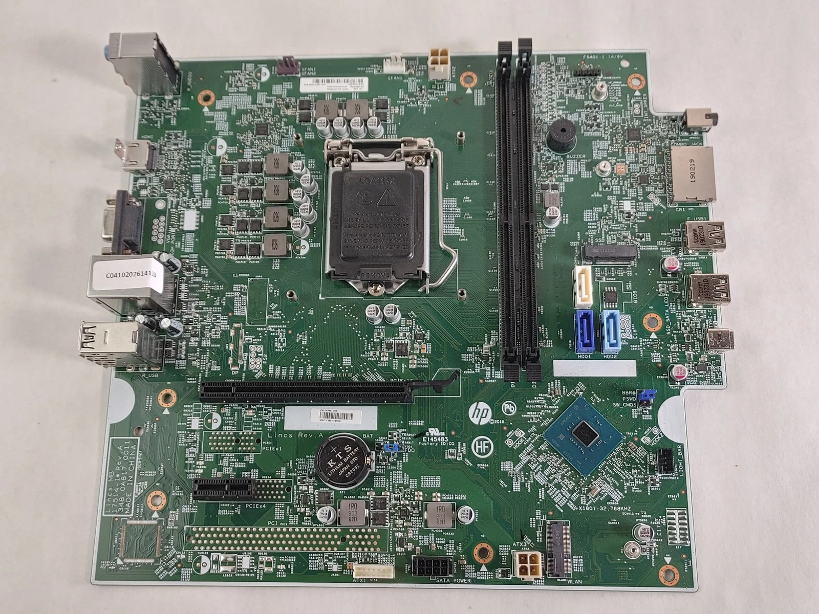 HP 942012-001 Pavilion 590 LGA 1151 DDR4 Desktop Motherboard
