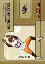 2002 Fleer Maximum #285 Ron Johnson To the Max #/100