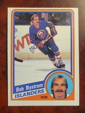 1984-85 O-Pee-Chee OPC Bob Nystrom #132 New York Islanders LEGEND