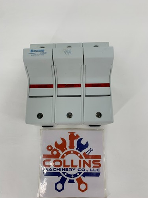 #ad Mersen US6J31 Finger Safe Fuse Block 3P 31 60A 600VAC DC Pressure Plate $132.69