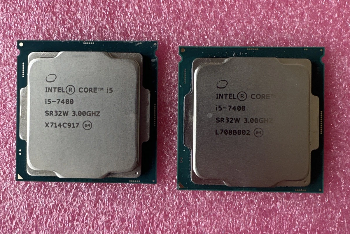 Intel Core i5-7400 Processor Model Computer Processors LGA 1151