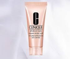 clinique all about eyes reduces circles, puffs 0.5 oz /15 ml ,full size,new