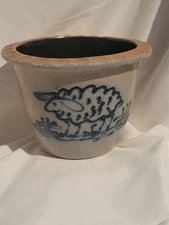 Rowe Pottery Bowl Sheep Design Medium Sized 