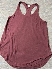 Womens Size M PINK Victoria Secret Purple Racerback Tank Top Sleepwear Shirt Top
