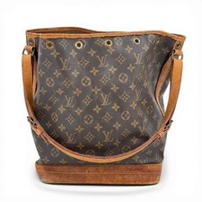 Borsa a tracolla originale Louis Vuitton Monogram Noe M42224 da donna con cou...