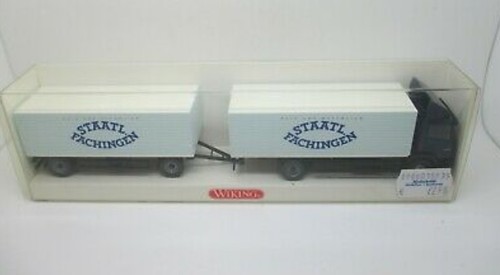 Remolque Wiking 5610343 HO MB Atego estuche de bebidas Staatsl. Fachingen | Zustand: New