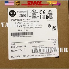New Allen Bradley 25B-D043N114 AB 25BD043N114 PowerFlex 525 AC Drive US