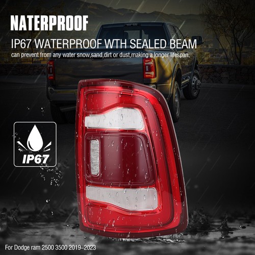LED Right Side Rear Tail Light w/Blind Spot For 2019-2024 Dodge Ram 2500 3500 - Bild 6 von 8