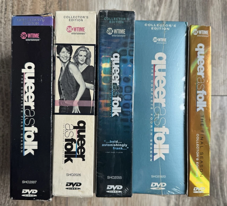 Queer As Folk: The COMPLETE SERIES Seasons 1-5 DVD BOX SETS ⭐️ 2 SEALED, 3 MINT! - Image 2 of 4