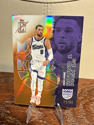 Topps Signature Class Zach LaVine Kings #89 Chrome Orange Refractor 11/50 - NEW