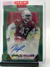 2017 Panini Prizm Haason Reddick Rookie Auto Green Scope Prizm RC /99
