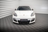 Front Ansatz V.2 FüR Porsche Panamera Turbo 970 Spoilerlippe Schwarz