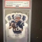 2013 Panini Crown Royale - Tom Brady #91 Silver Holo Die-Cut Crown /199