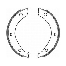 Bremsbacken-Satz hinten für BMW 8-er E31 Z3 E36 Z8 E52 | 750912