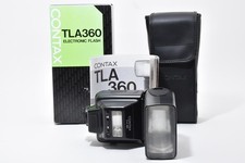 Unused Boxed in Case Contax TLA 360 Shoe Mount Electronic Flash Strobe From JP