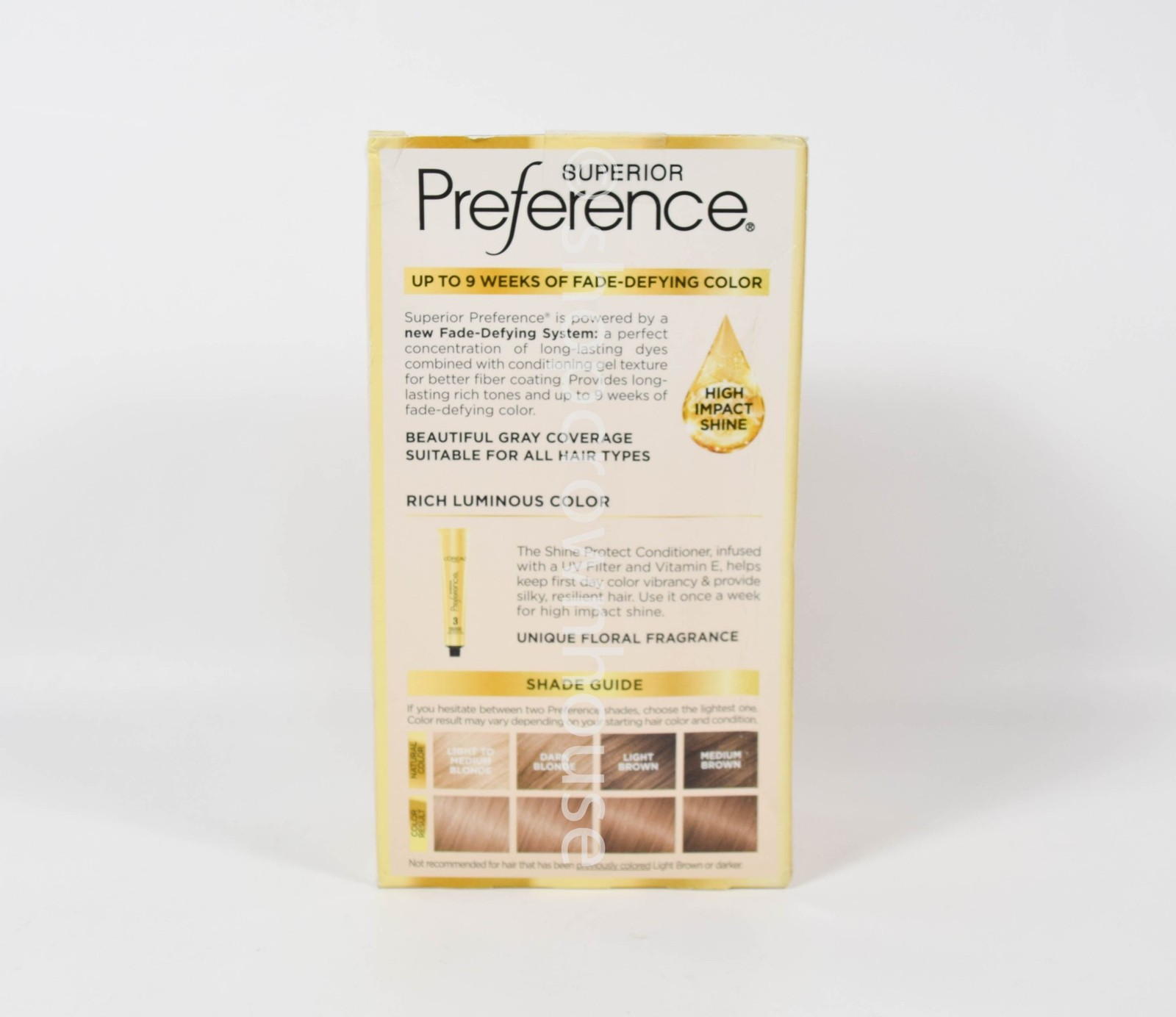 Loreal Superior Preference Hair Color #7A DARK ASH BLONDE - new & improved