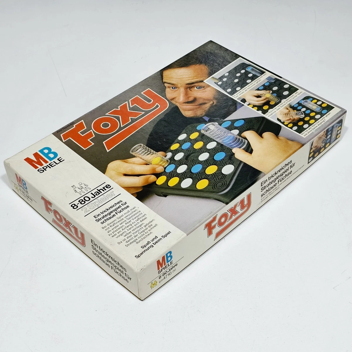 © 1977 MB Juegos FOXY dt. Dos jugadores duelo estrategia solitario Halma...