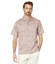 John Varvatos Men's Danny Shirt, Mauvewood Collar Button Up Large MSRP 228  BTS