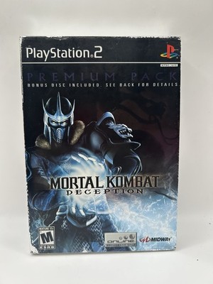 Midway Mortal Kombat: Deception Premium Pack PS2 CIB Partial Seal