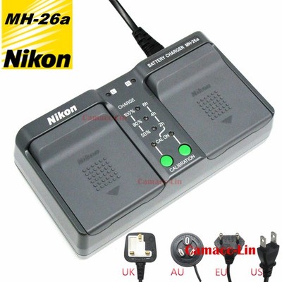 New Genuine Original Nikon MH-26a MH26a Charger For D4 D4X D5 D6