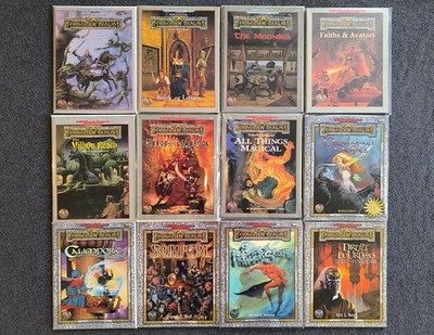 Dungeons & Dragons AD&D 2E TSR Forgotten Realms Accessory Bundle Original