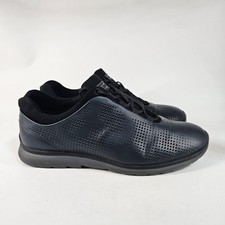 Z Zegna Shoes Mens 9 Blue Sport Sneakers Extralight Trainers Italy Perforated