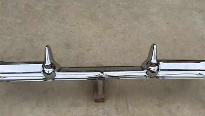X FORD FAIRLANE 500 SUNLINER NEW TRIPLE PLATED CHROME FRONT BUMPER