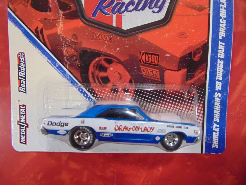 Dodge Dart "Drag-On-Lady" Hot Wheels Vintage Racing Shirley Shahan's '68 7/30 Foto 2 de 3