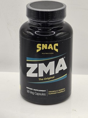 SNAC ZMA Original Recovery & Sleep Supplement 90 Capsules Exp 05/2028 - Sealed