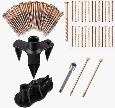Eliminate Squeaky Noise Floor Repair Kit with 5 Tools and 50 Screws for Wood ...