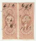 US Stamps, Collection Lot, Revenue R48a imperf pair, Used,  see below